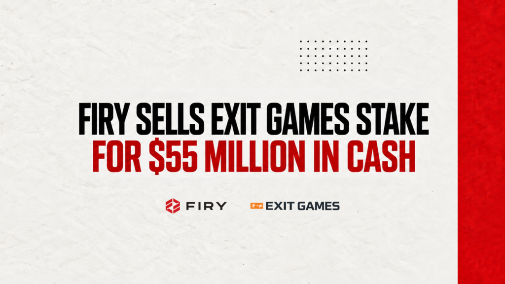 FIRY Sells Exit Games Stake for $55 Million in Cash, 22X the 2021 Vintage Average DPI